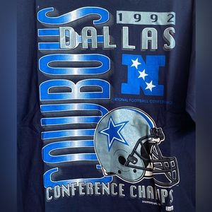 Vintage NWT Dallas Cowboys Conference Champs T-Shirt - Large